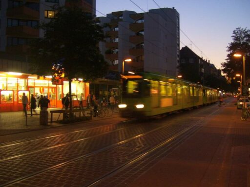 Limmerstraße bei Nacht