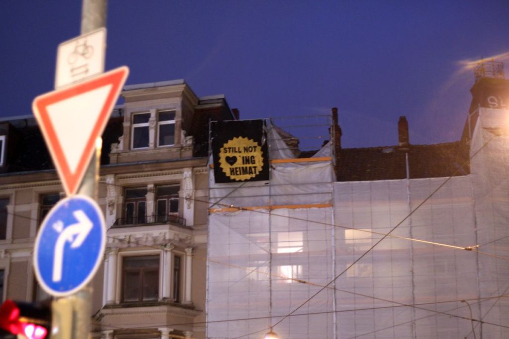 Protest gegen das FreiWild Konzert
