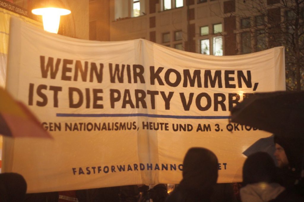 Protest gegen das FreiWild Konzert
