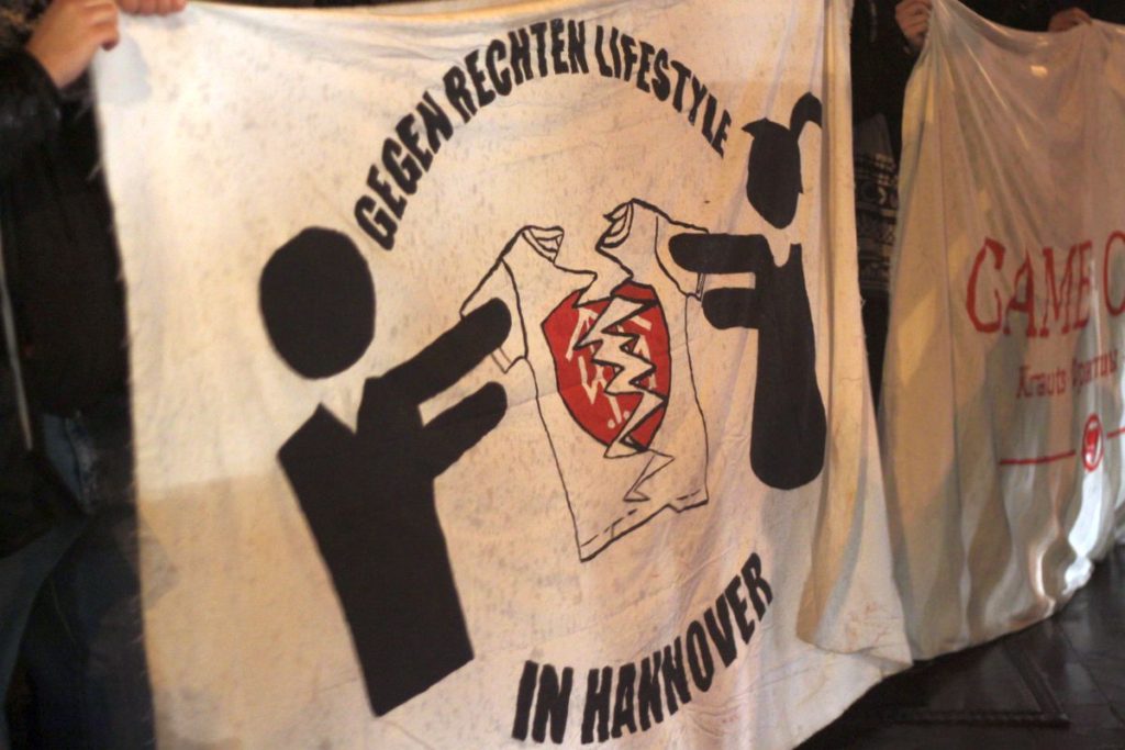 Protest gegen das FreiWild Konzert
