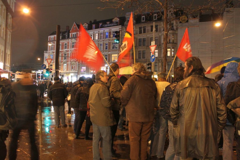 Protest gegen das FreiWild Konzert