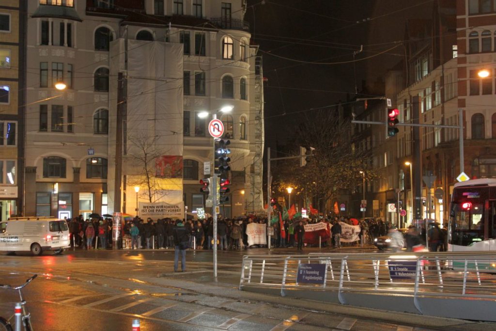 Protest gegen das FreiWild Konzert