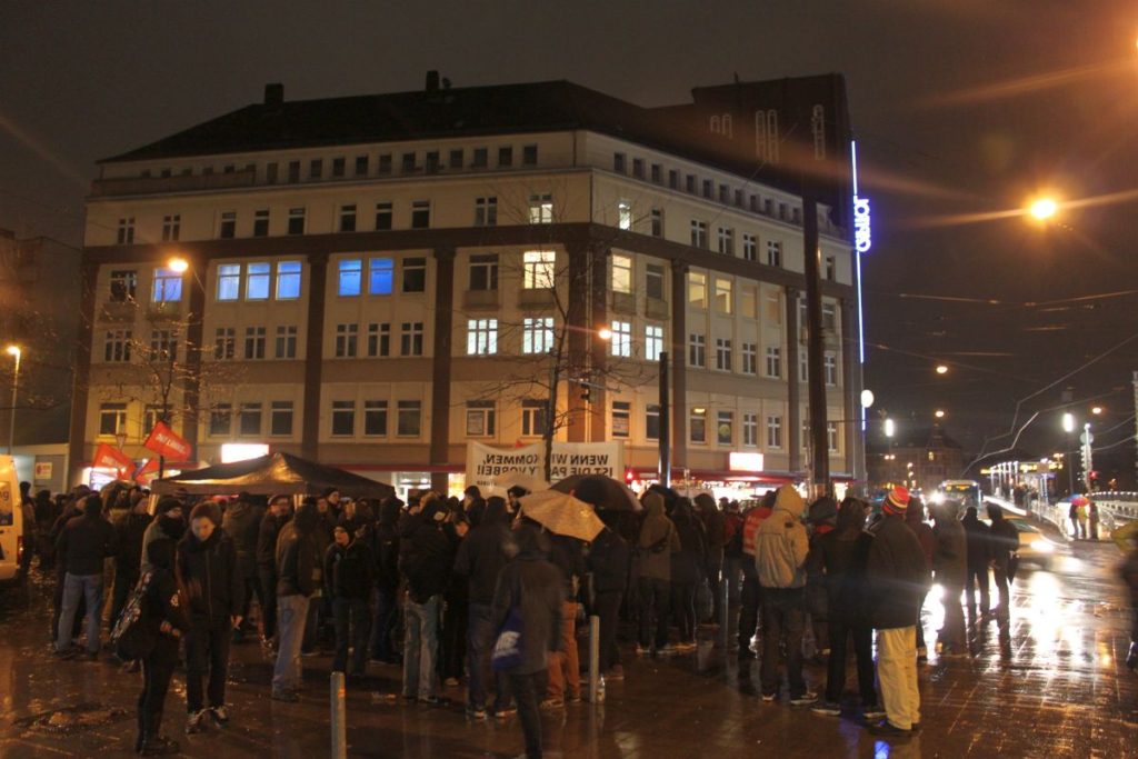 Protest gegen das FreiWild Konzert