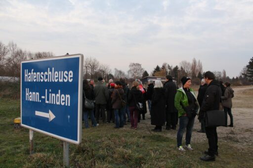 Rundgang über das Wasserstadt Gelände