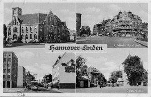 Postkarte: Linden um 1955 (Werner Krämer)