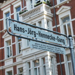 Einweihung des Hans-Jörg-Hennecke-Gangs