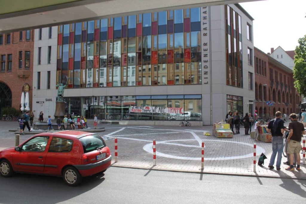 Platz da auf dem Lindener Markt