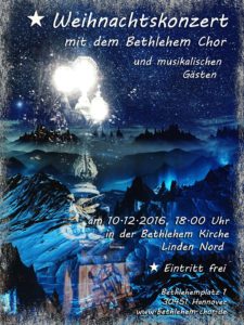 Silent Night - Weihnachtskonzert des Bethlehem-Chores