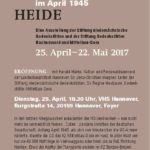 Zwischen Harz und Heide – Todesmärsche und Räumungstransporte im April 1945