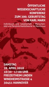 200. Geburtstag von Karl Marx