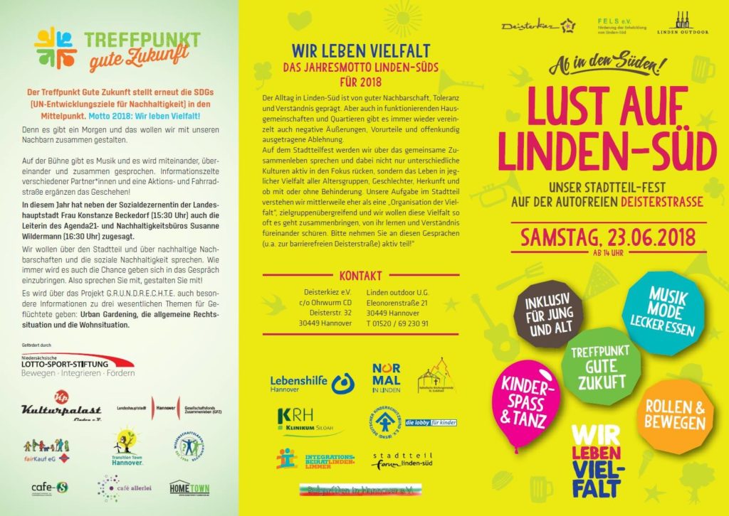 Lust auf Linden-Süd 2018 Flyer 1