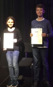 Kira Proske (17 Punkte/Mit gutem Erfolg teilgenommen), Juri Schlitt (20 Punkte/Mit sehr gutem Erfolg teilgenommen), Simon Startsev (13. Punkte/Mit Erfolg teilgenommen ‚nicht im Bild‘).
