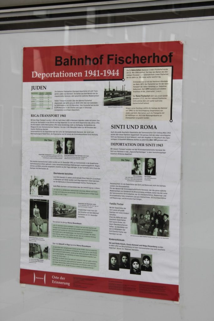 Infotafel an der Stadtbahnhaltestelle Fischerhof