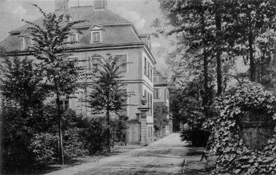 Altes Foto des Schlosses im Von-Alten-Garten