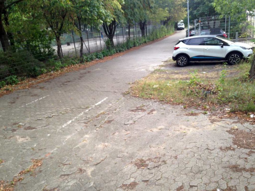 ehemalige Kohlebahn an der Fössestraße