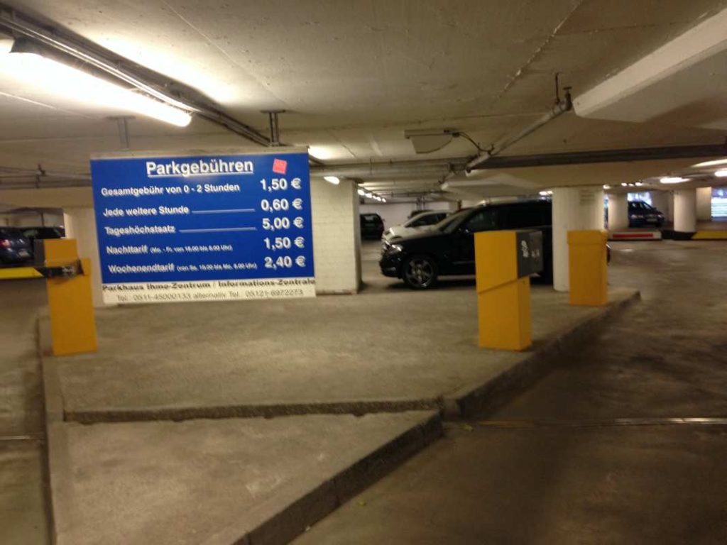 Parkgarage Ihmezentrum