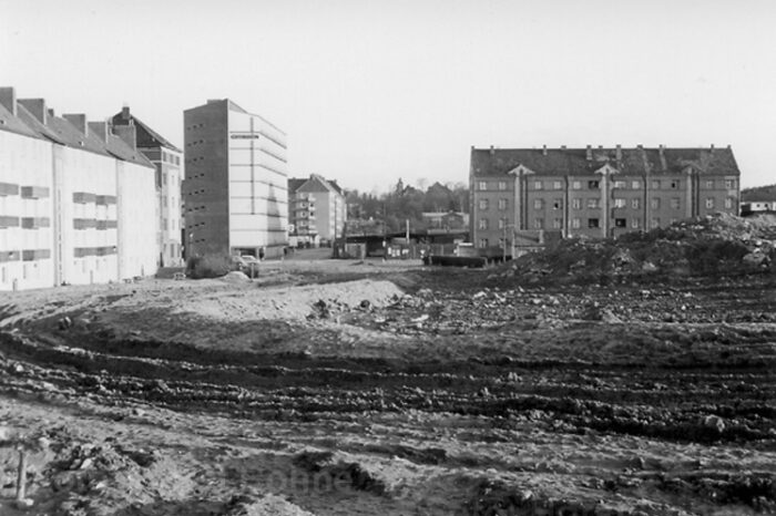 Bau des Westschnellweges 1961