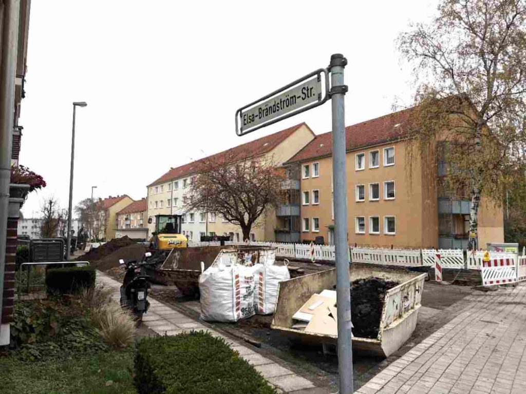 Baustelle Elsa-Brändström-Straße