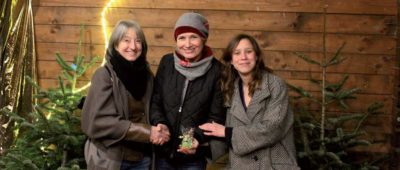 Freuen sich (von links): Sabine Opiela, Simone Kohl und Ksenia