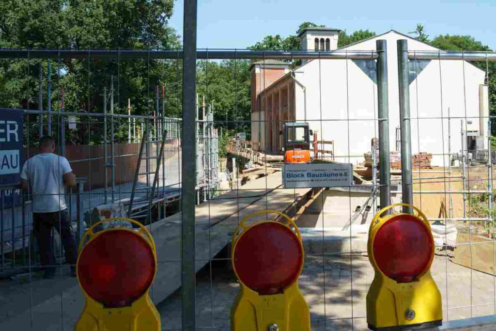 Wasserkunst Absperrung
