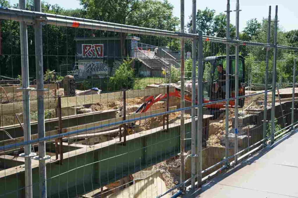 Wasserkunst Baustelle