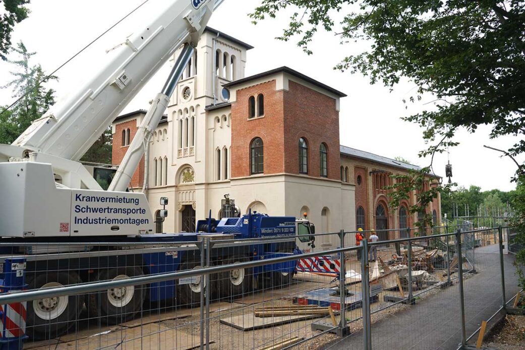 Wasserkunst Brücke Demontage