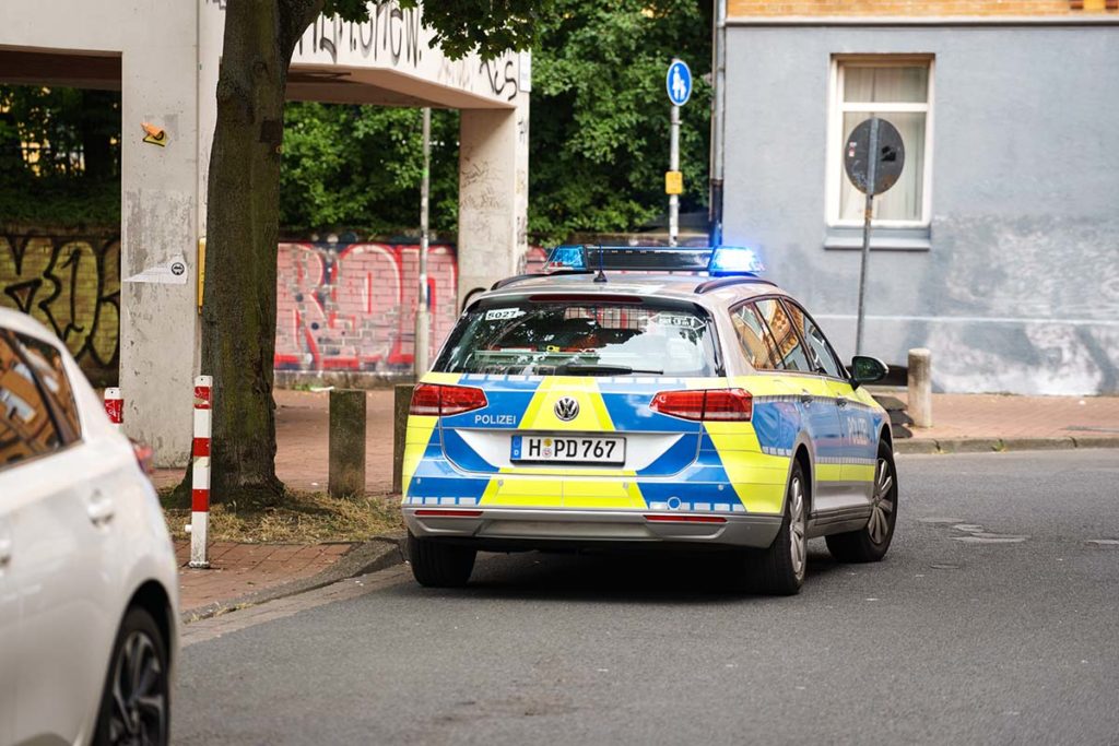 Polizei im Einsatz