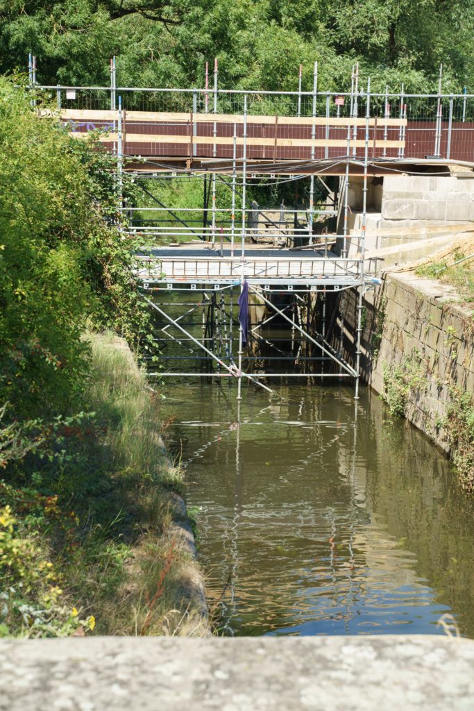 Behelfsbrücke Ernst-August-Kanal
