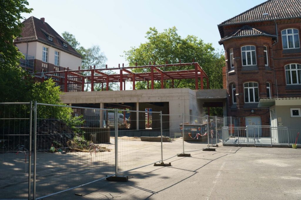 Baustelle Grundschule Kastanienhof