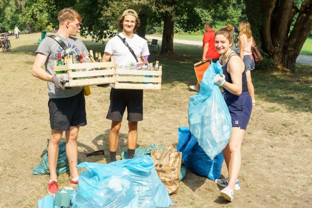 Cleanup am Dreiecksteich