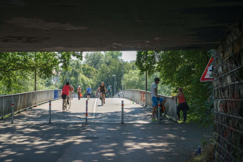 Radweg Dornröschenbrücke