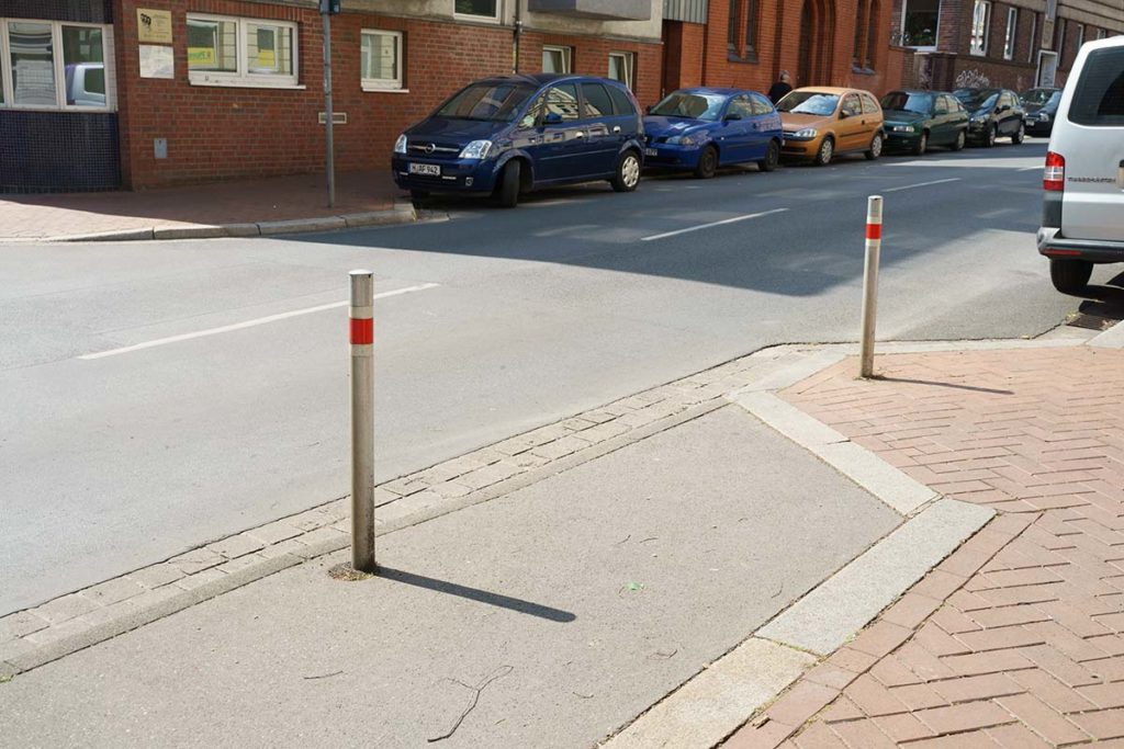 Egestorffstraße: Einfädelung viel zu steil