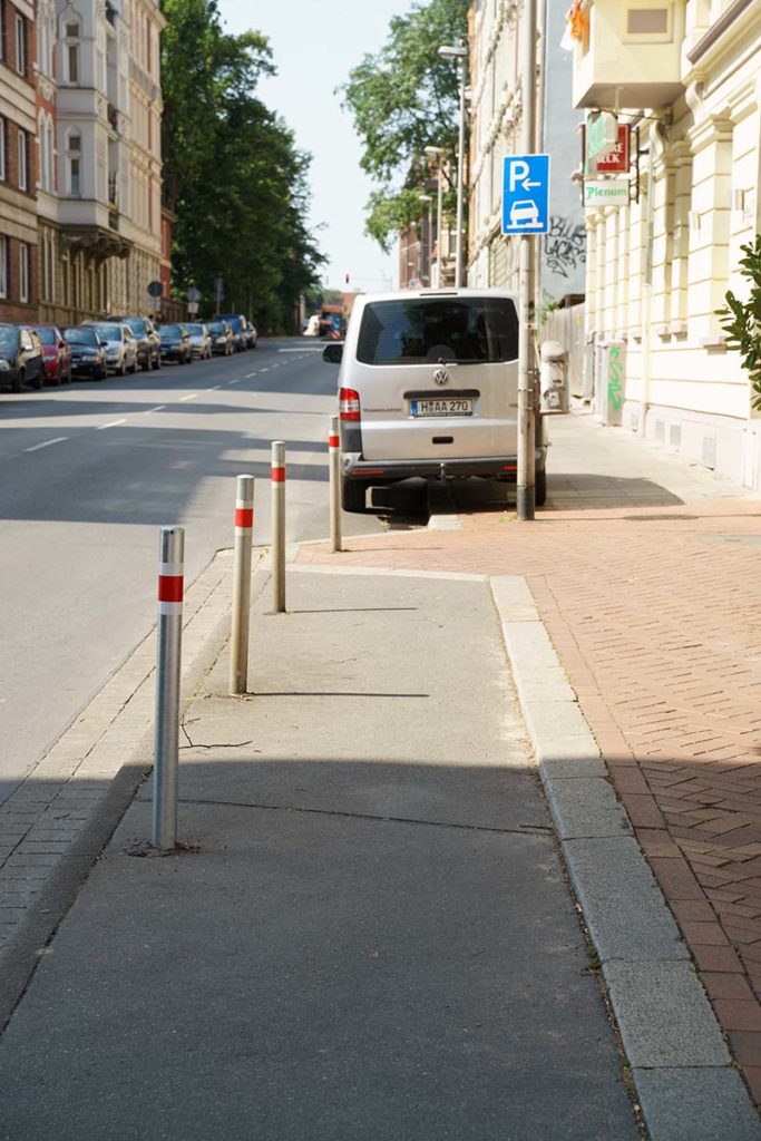 Ungeeignete Einfädelung in der Badenstedter Straße