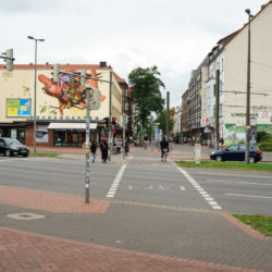 Blick über die Fössestraße in Richtung Limmerstraße