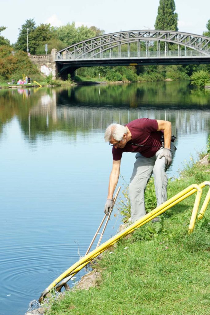 Auch aus dem Wasser wurde einiges geangelt