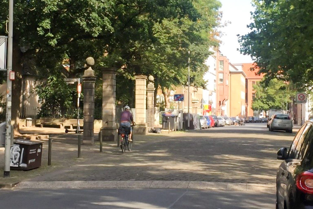 Posthornstraße Kopfsteinpflaster