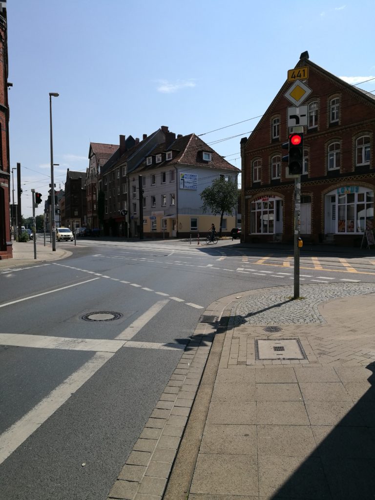 Blick in Richtung kesselstraße