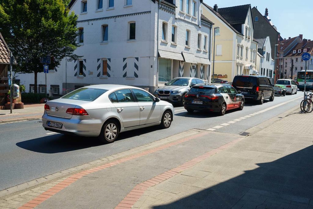 Links abbiegen quasi unmöglich