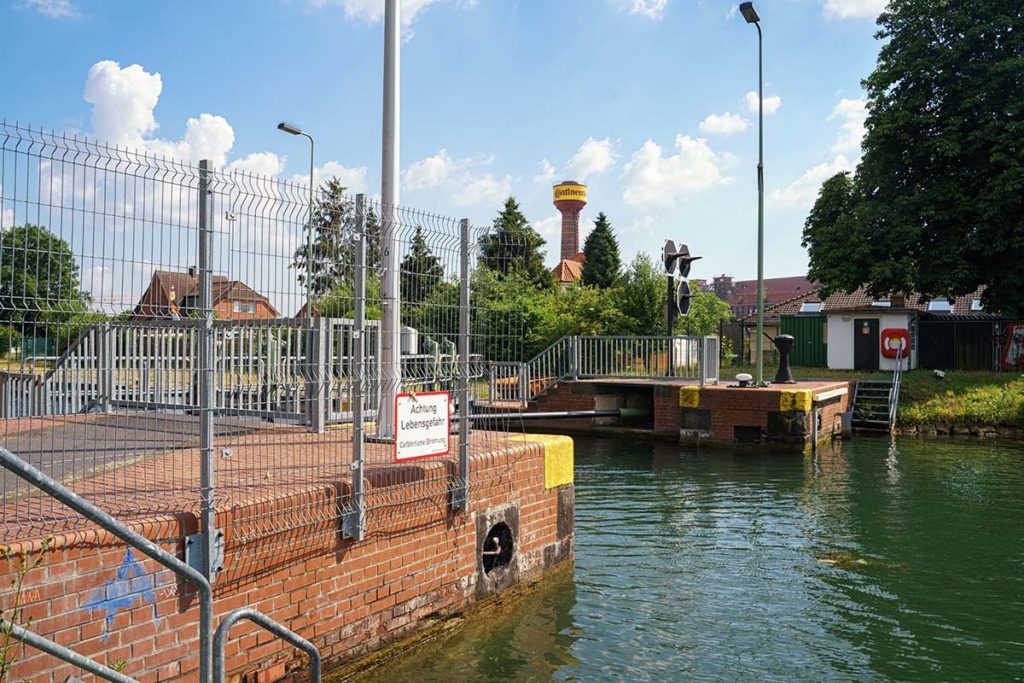 Schleusenzufahrt