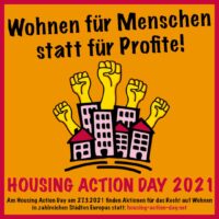 Housing Action Day: Demonstration gegen Gentrifizierung und Wohnungslosigkeit