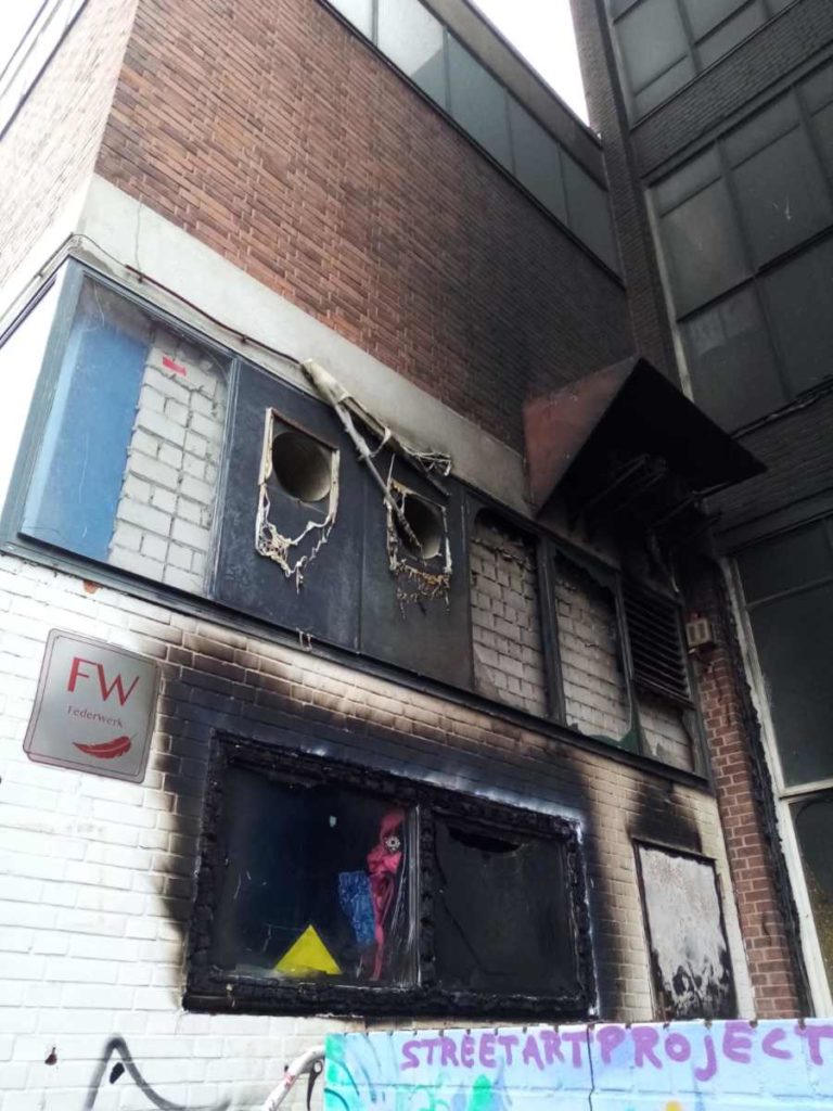 Brand Kulturzentrum Faust