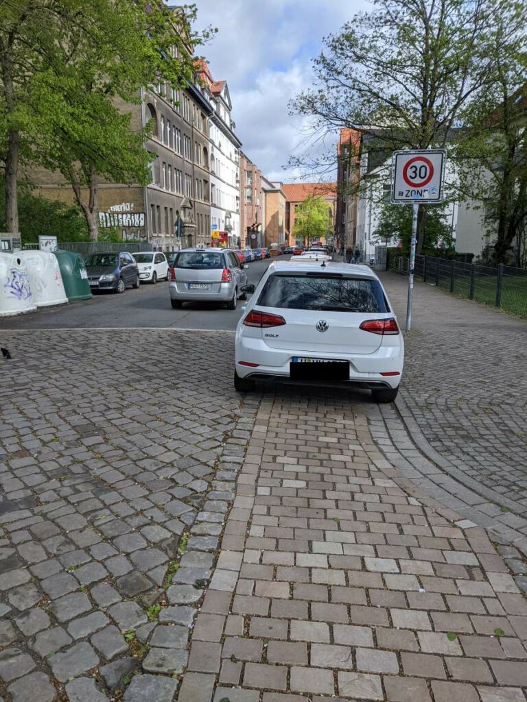Geparktes Auto