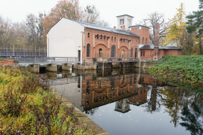 Sanierte Brücke an der Wasserkunst