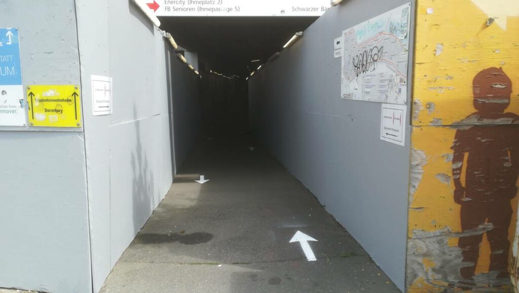 Tunnel zum Bürgeramt