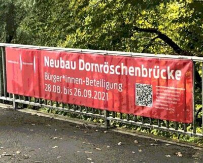Banner Dornröschenbrücke