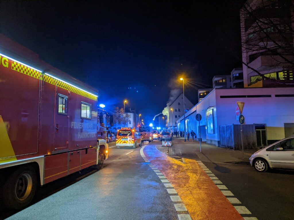 Feuerwehr in der Fössestraße