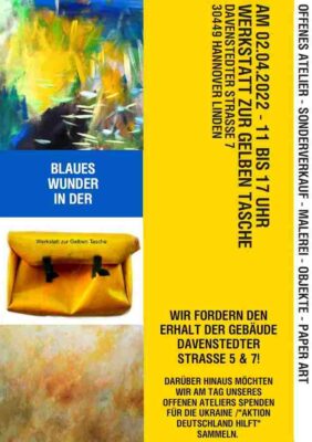 Flyer Atelier zur Gelben Tasche