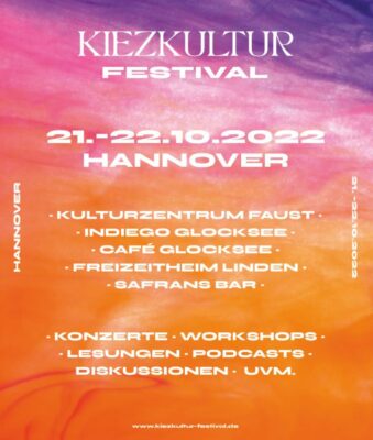 Kiez-Kultur Festival 2022 Angebote