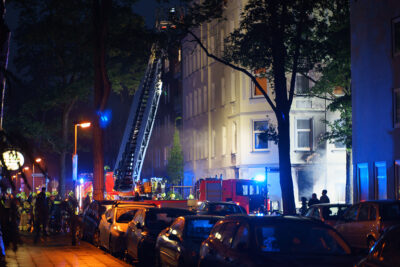 Feuerwehreinsatz Nedderfeldstraße