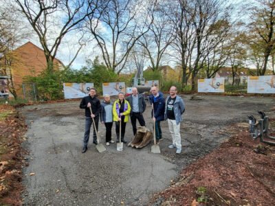 Grundsteinlegung Basketballplatz Lindener Berg